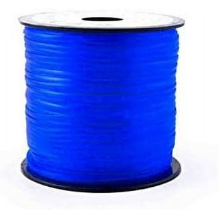 Glow in The Dark Blue Plastic Craft Lace Lanyard Gimp String Bulk 100 Yard Roll