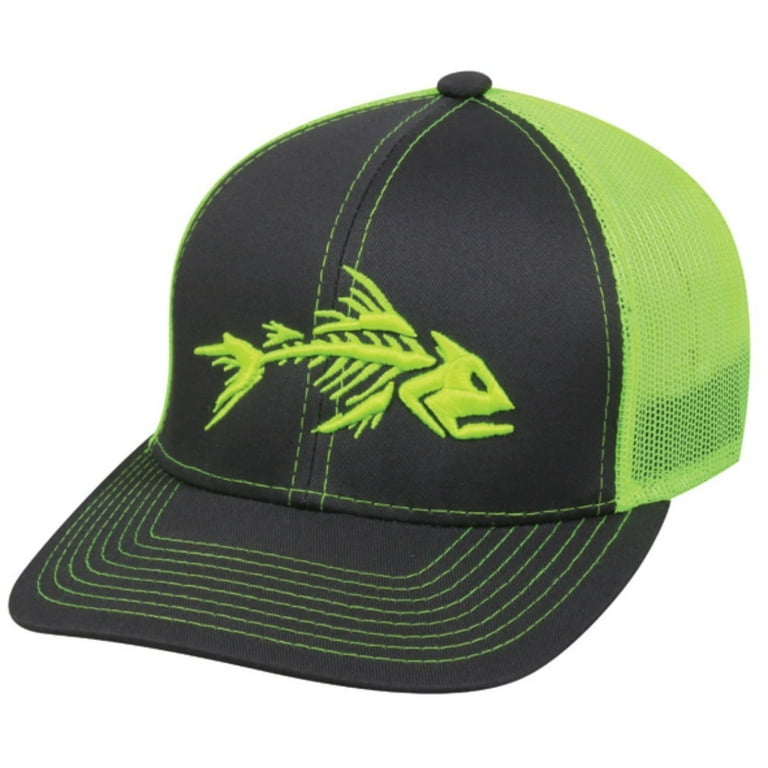 Neon Bonefish Mesh Back Fishing Hat … 
