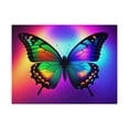 thumbnail image 1 of Neon Butterfly Canvas Wall Art - Unreal Series Pop Art by Stephen Chambers, 1 of 4
