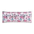 thumbnail image 1 of Neon Cannabis Leaf Mastectomy Pillow - Lightweight Car Cushion for Rib Fracture & Upper Body Recovery, 1 of 7