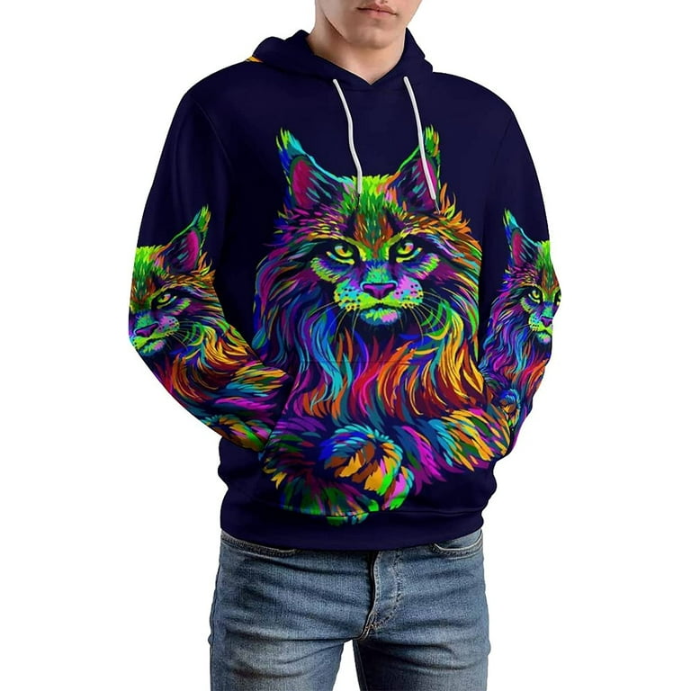 Neon hooded sweatshirts clearance