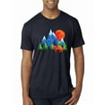 thumbnail image 1 of Neon Colorful California Bear Sunset Cali Redwoods | Mens Fashion Premium Tri Blend T-Shirt, Vintage Navy, 2XL, 1 of 4