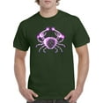 thumbnail image 1 of Neon Crab T-Shirt Men -Image by Shutterstock, Male Large, 1 of 4