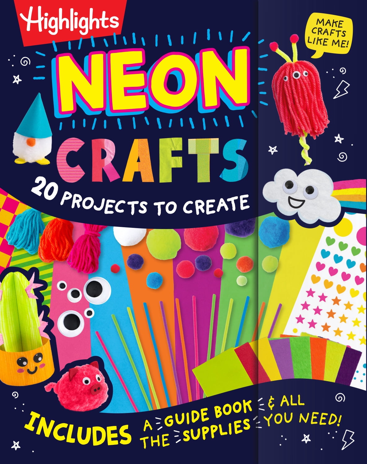 How Draw Flash Neon Crafts: 20 Projects to Create for Kids Ages 4-8 with Included ...