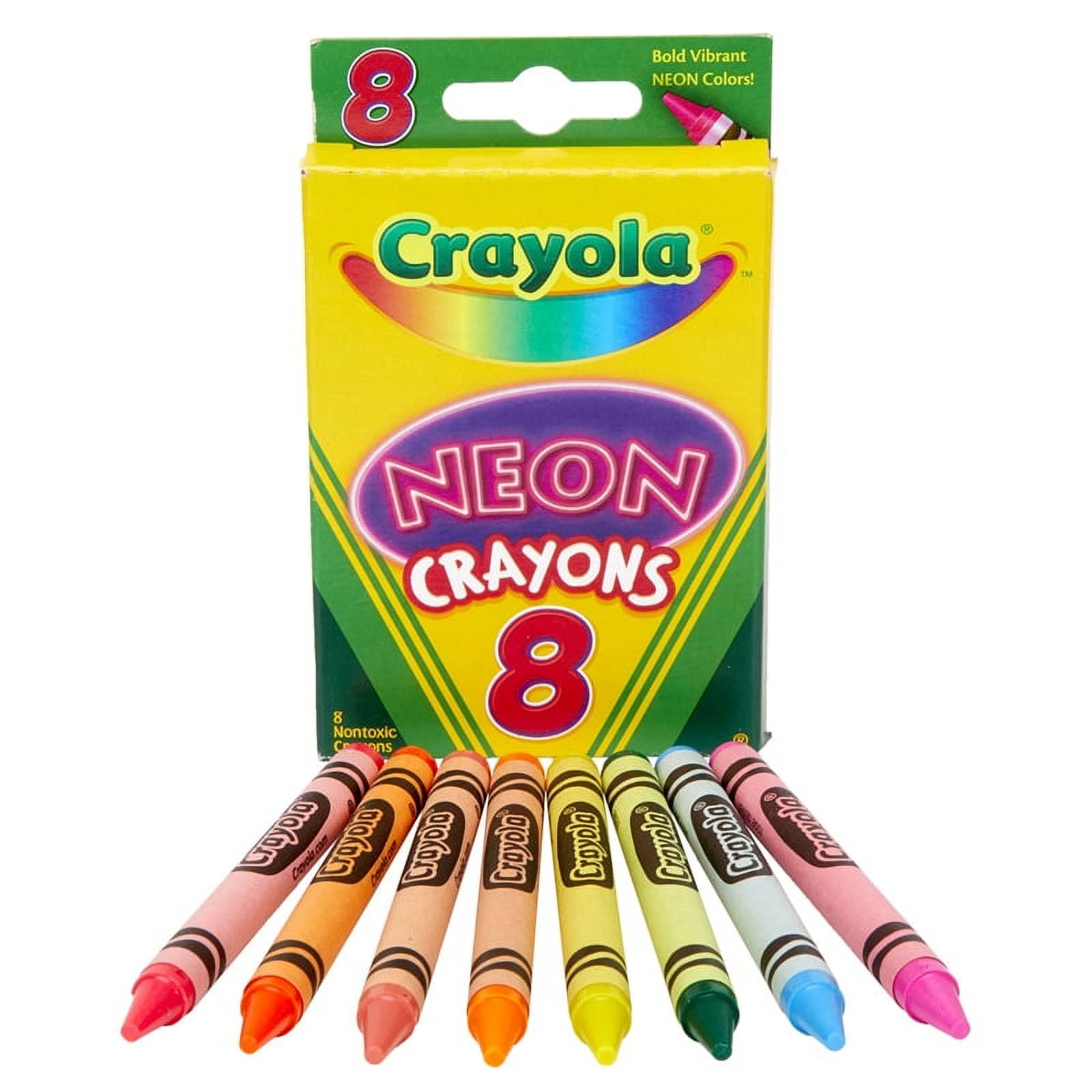 Neon Crayons, Pack of 8 | Bundle of 10 Packs - Walmart.com Neon Crayons, Pack of 8 | Bundle of 10 Packs - Walmart.com