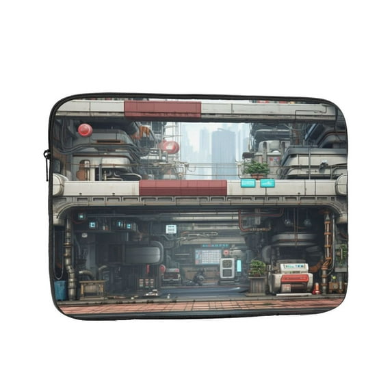 Neon Cyberpunk Laptop Sleeve Bag Compatible With MacBook Air / Pro iPad MateBook Tablet Surface HP Lenovo Dell ASUS Acer Laptop Computer Protective Size: 12 inch