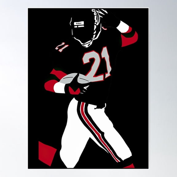 Neon Deion - Deion Prime Time Poster Wall Art, Modern Wall Decor For Living Room Bedroom, 24x36 UNFRAMED