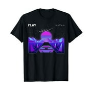 Neon Drive: Retro Synthwave Cruise - Rev up your style with this vibrant car-themed t-shirt
