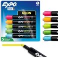 thumbnail image 1 of Neon Dry Erase Markers Bullet Tip Assorted Colors 5 Count, 1 of 4