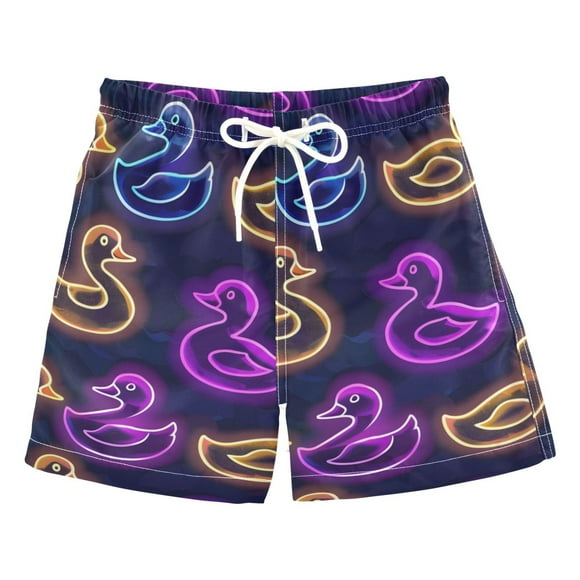 Neon Ducks Boys' Swim Trunks Board Shorts Beach Pants Bathing Bottoms 2T