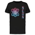 thumbnail image 1 of Neon Effect Atom Design  T-Shirt Men -Image by Shutterstock, Male 3X-Large, 1 of 2