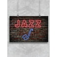 thumbnail image 1 of Neon Effect Jazz Sign Poster -Image by Shutterstock, 1 of 2