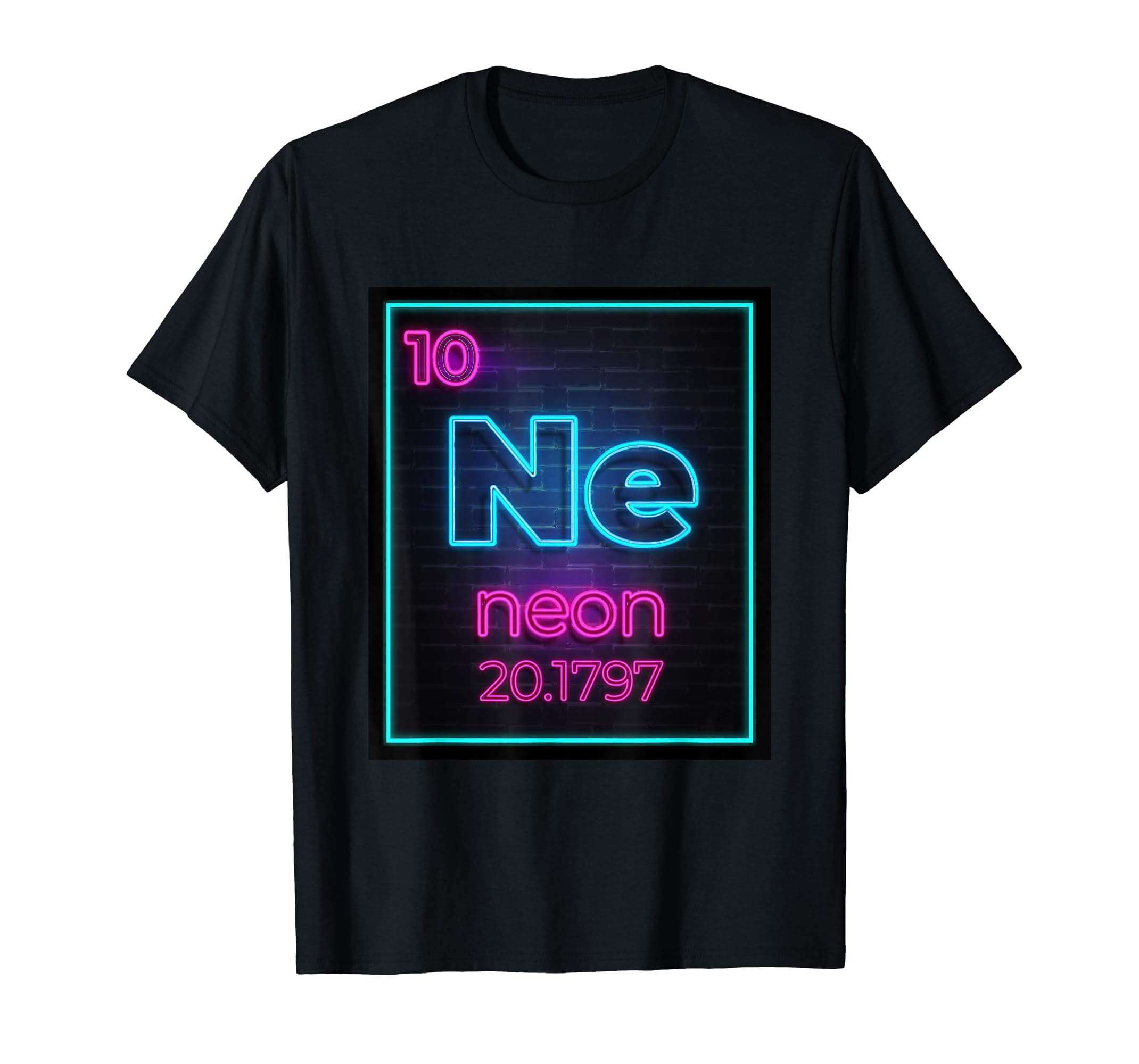 Neon Element Of The Chemistry Periodic Table For Scientists T