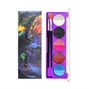 Neon Eyeshadow Palette Fluorescent UV Face Paint Highly Pigment Glow in the Dark Body Paint