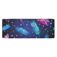thumbnail image 1 of Neon Feather with Dots Pattern Kitchen Rug Mat,Kitchen Runner Rugs Non Skid Washable,Decorative Kitchen Floor Mats for Kitchen,Sink,Laundry,17"x47.2", 1 of 7