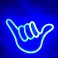 thumbnail image 1 of Neon Finger Sign LED Wall Light, USB and Battery Powered Neon Lamp, Creative Hand Gesture Room Decor, Energy Saving Night Light for Bedroom Bar Party Game Room Gift, 1 of 2