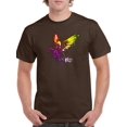 thumbnail image 1 of Neon Fire Pegasus T-Shirt Men -Image by Shutterstock, Male Large, 1 of 4