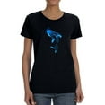 thumbnail image 1 of Neon Fish Shaped T-Shirt Women -Image by Shutterstock, Female Small, 1 of 4