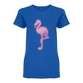thumbnail image 1 of Neon Flamingo Design Shaped T-Shirt Women -Image by Shutterstock, Female Small, 1 of 2