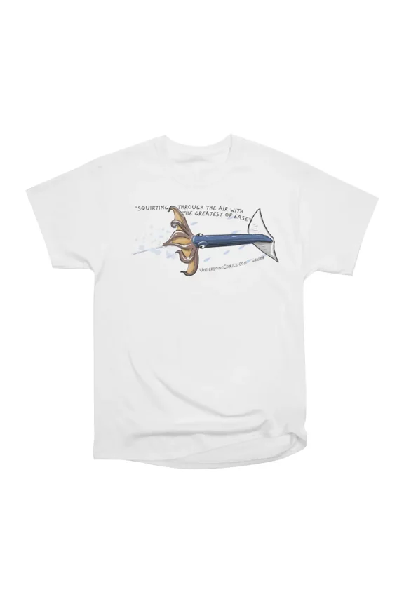 Neon Flying Squid T-Shirt Tee Gift For Him Merch For Her Apparel For Friend