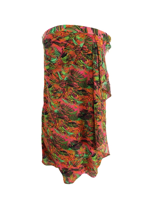 Neon For Impulse Multi Ruffled Floral Skirt