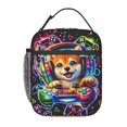 thumbnail image 1 of Neon Gaming Dog Lunch Bag Portable Thermal Lunch Box for Men and Women, 1 of 6
