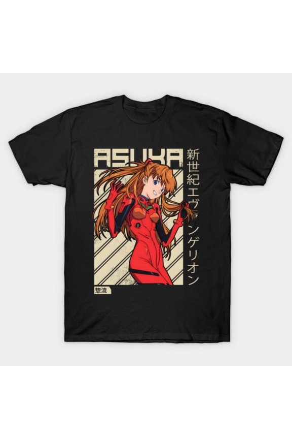 Neon Genesis Evangelion Asuka Langley T-Shirt Sizes S-5Xl GooGate