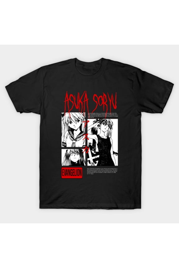 Neon Genesis Evangelion Asuka Soryu T-Shirt Sizes S-5Xl GooGate