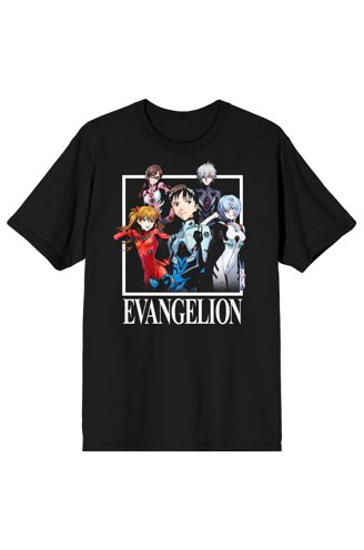 NEON GENESIS EVANGELION Tシャツ　エヴァンゲリオン　XL エヴァンゲリオン Tシャツ XLサイズ 黒 eva-01 アニメT 海外公式