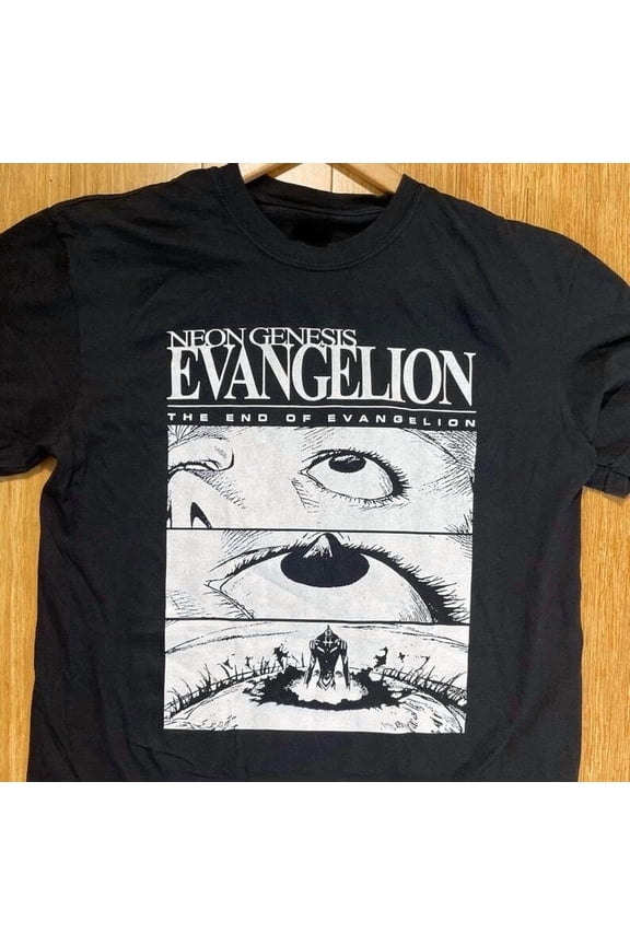 Neon Genesis Evangelion End of Eva Eye Shirt Classic Style Short Sleeve Shirt Unisex Men Women Summer Crew Neck Cotton Tee