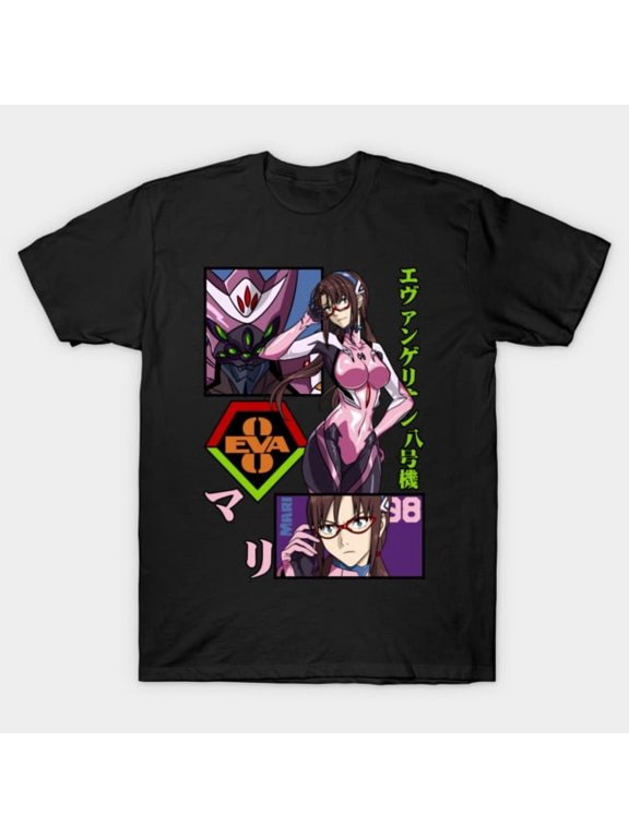 Neon Genesis Evangelion Mari Makinami Unit-08 T-Shirt Sizes S-5Xl GooGate