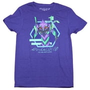 Neon Genesis Evangelion Mens T-Shirt- You are Not Alone Robot (X-Small)