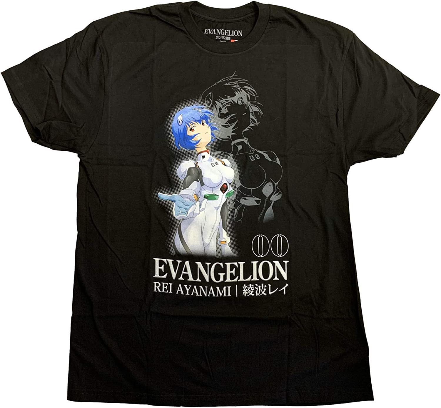 EVANGELION AYANAMI REI 新世紀エヴァンゲリオン Tシャツ Neon Genesis Evangelion Rei Ayanami Anime Officially Licensed