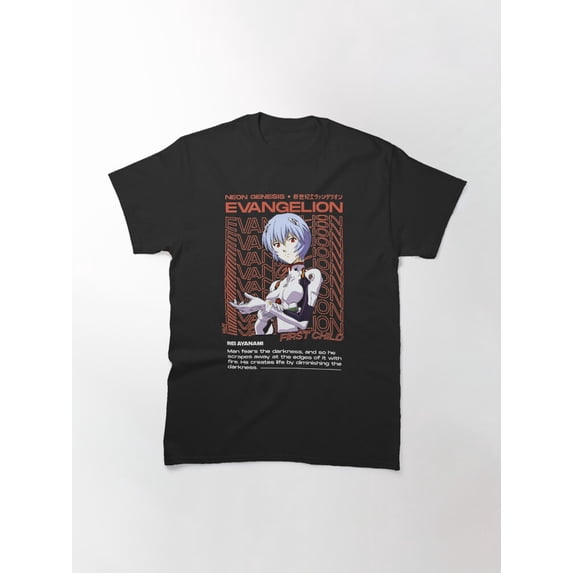 Neon Genesis Evangelion Rei Ayanami T-Shirt Sizes S-5Xl