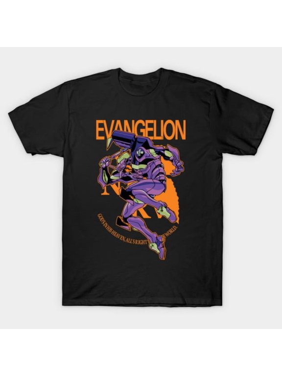 Neon Genesis Evangelion Unit-01 Full Body Action Pose T-Shirt Sizes S-5Xl GooGate