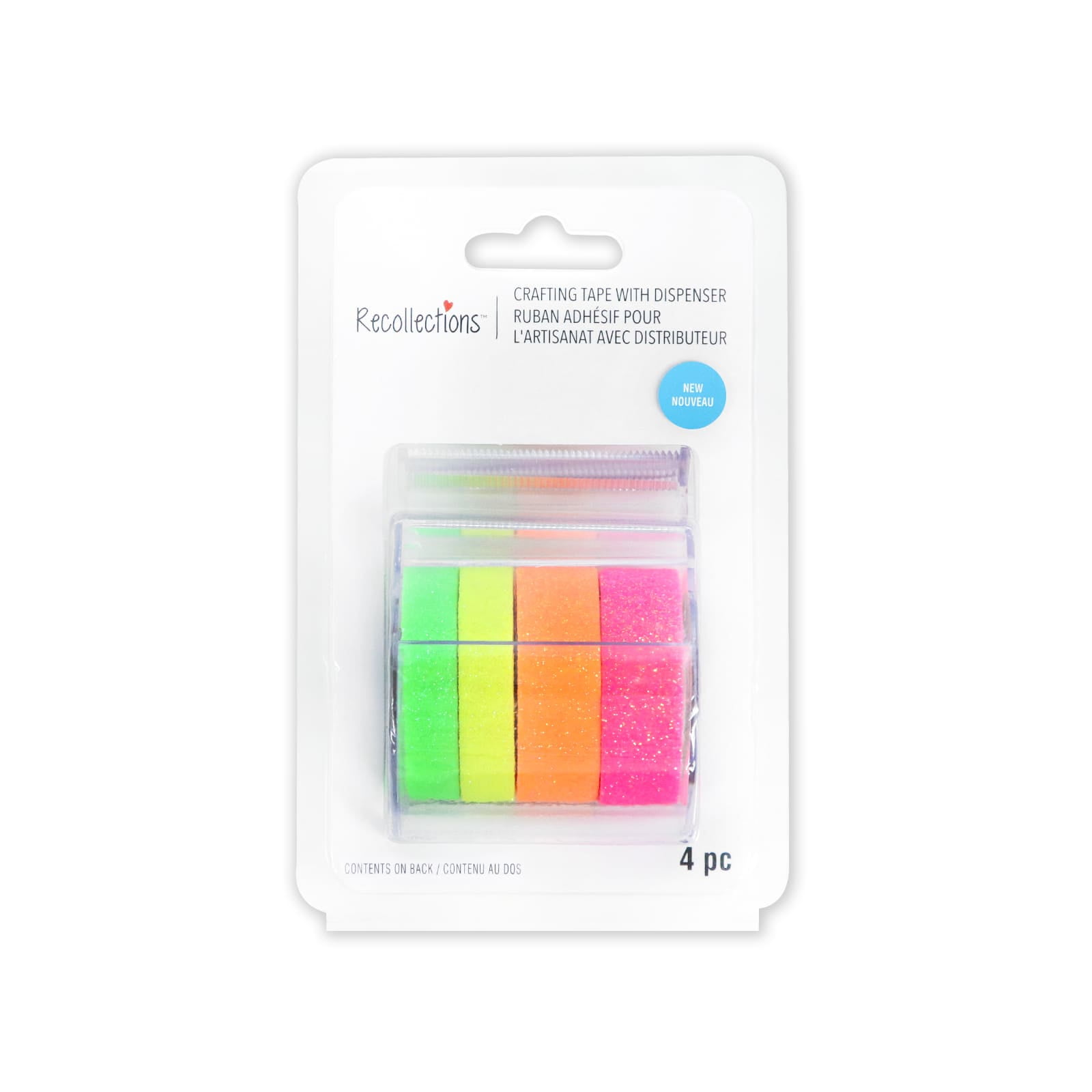 Neon Glitter Crafting Tape & Dispenser Set by Recollections™