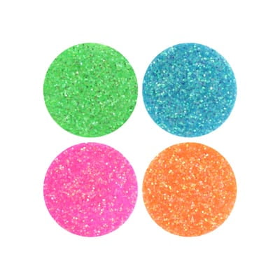 Neon Glitter Set by Creatology – Assorted Bright Neon Colors for Paper Crafts - DIY Projects & Decorations - 12 Pack