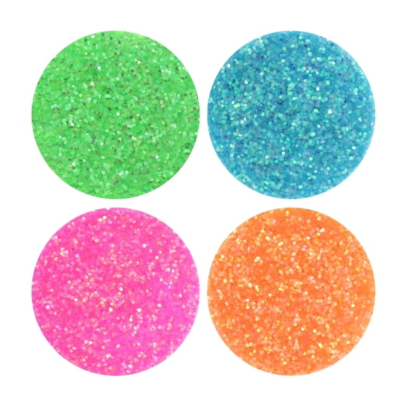 Neon Glitter Set by Creatology Assorted Bright Neon Colors for Paper Crafts - DIY Projects & Decorations - 12 Pack