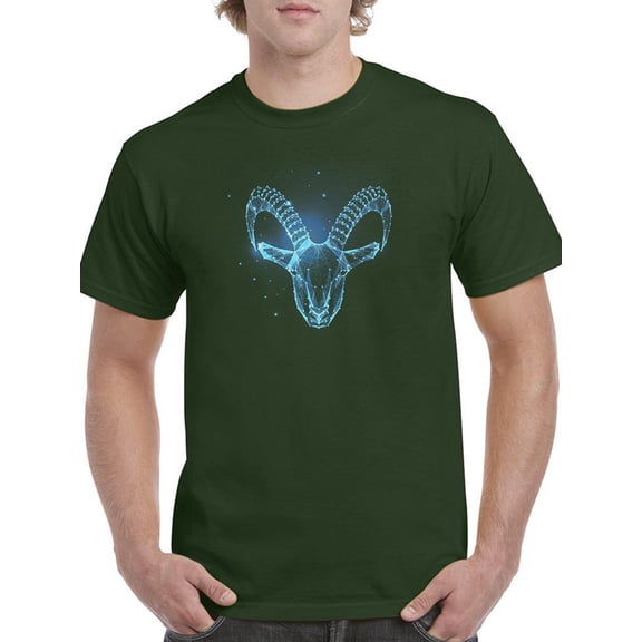 Neon Goat T-Shirt Men -Image by Shutterstock, Male Large