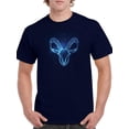 thumbnail image 1 of Neon Goat T-Shirt Men -Image by Shutterstock, Male XX-Large, 1 of 4