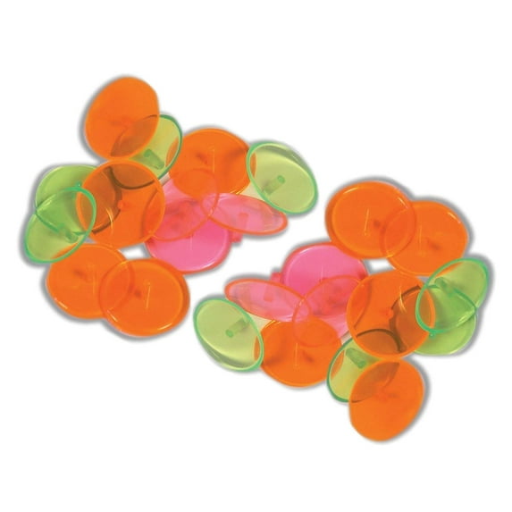 Neon Golf Ball Markers by JP Lann - Available in 12 count, 24 count or Bulk (500 count)