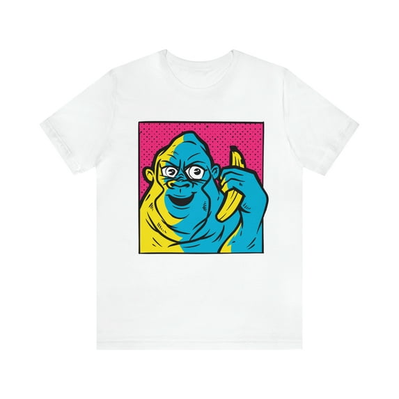 Neon Gorilla Holding Banana Shirt