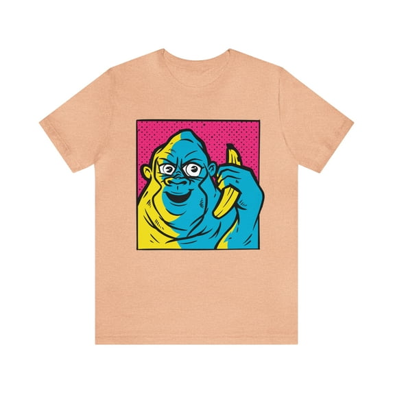 Neon Gorilla Holding Banana Shirt