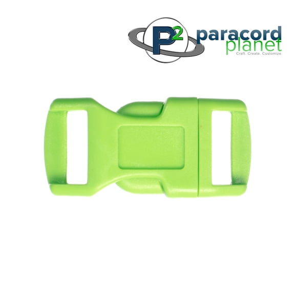 Neon Green 1/2" Buckle - 50 Pack - Paracord Planet Buckles