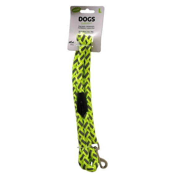 Neon Green Dog Leash For Small Breeds 48 Inches Long Walking Pet New