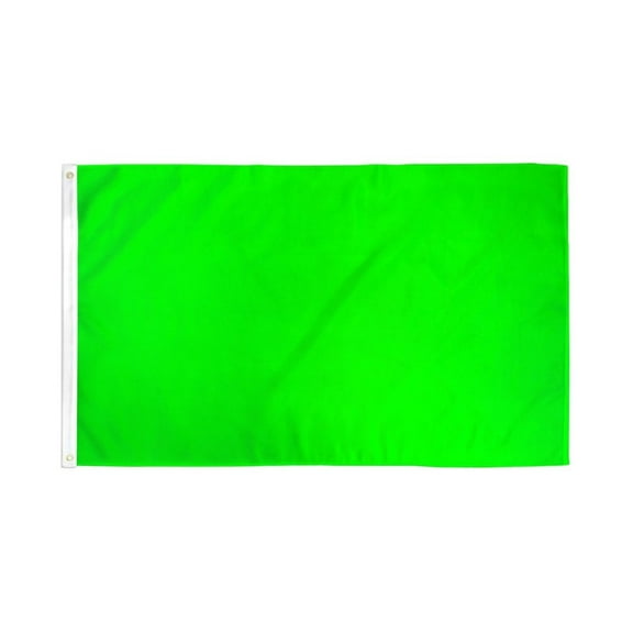 Neon Green Solid Color Flag 3x5ft Poly