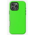 thumbnail image 1 of Neon Green Solid Color Phone Case for iPhone 16 15 14 13 12 11 Pro Max, 1 of 2