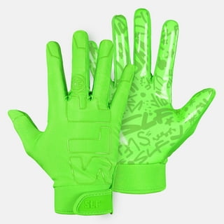 Kelly green hotsell football gloves