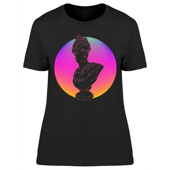 Neon Gypsum Head Design T-Shirt Women -Image by Shutterstock, Female Medium