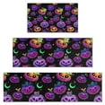 thumbnail image 1 of Neon Halloween Pumpkin Pattern Kitchen Rugs Sets Of 3,Kitchen Runner Rugs Non Skid Washable,Decorative Kitchen Floor Mats for Kitchen,Sink,Laundry,17"x30"+ 17"x47" + 17"x59", 1 of 6